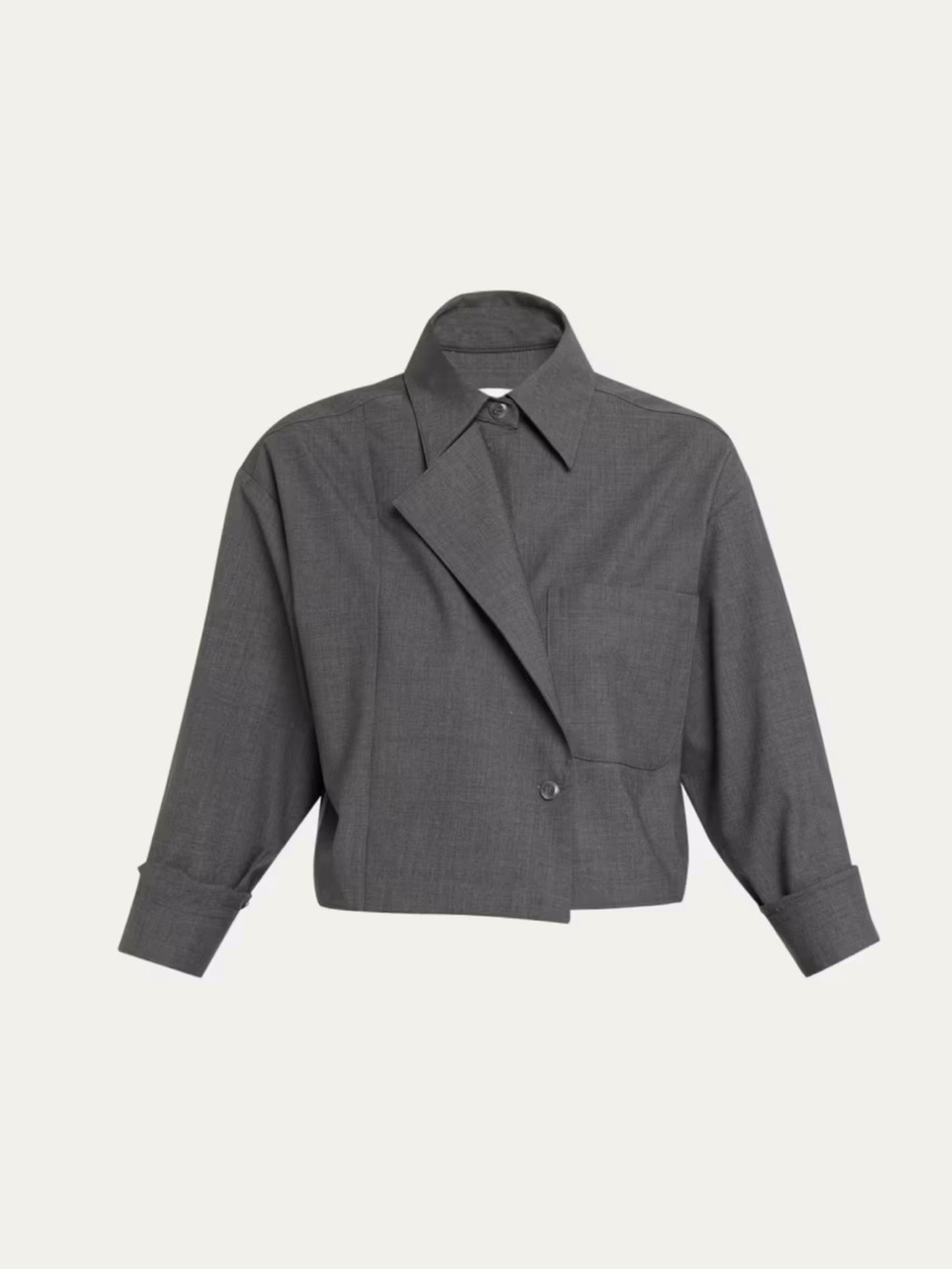 TWP Charcoal Gray Next Chapter Asymmetric Top NWT